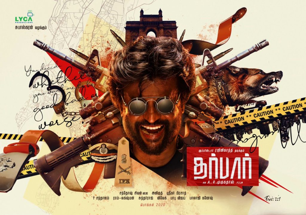 Official: #Thalaivar167 titled #Darbar - You Decide Whether You Want Me To Be Good, Bad, or Worse #SuperstarRajinikanth plays a cop. Directed by @ARMurugadoss  #Pongal2020 release