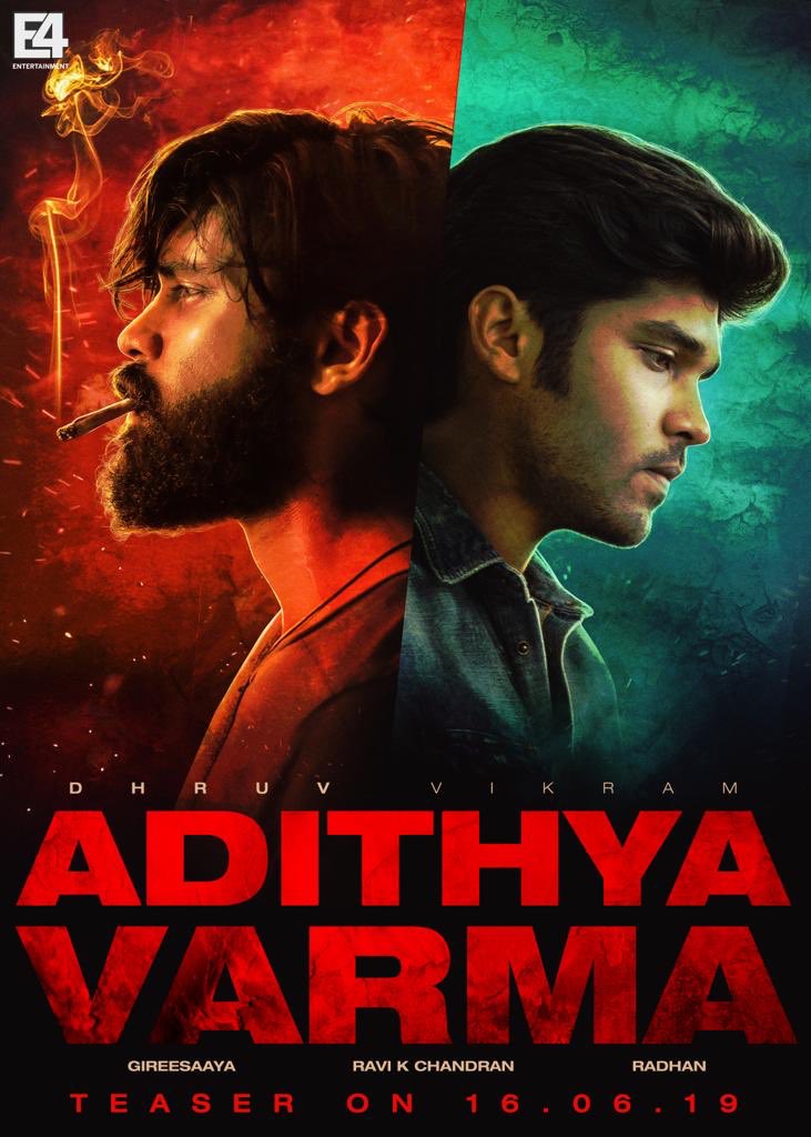 DhruvVikram-AdithyaVarma teaser to be out on June 16th