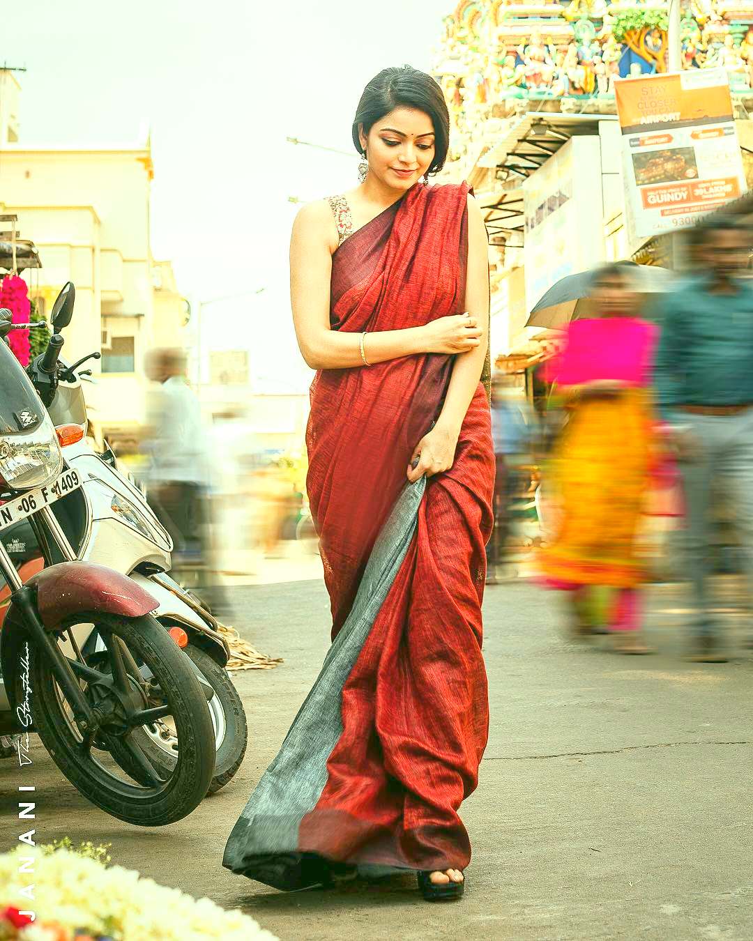 janani iyer_sexy-hot saree-beautiful curves-avan-ivan-movie-heroine-big boss fame-HD photoshoot pictures