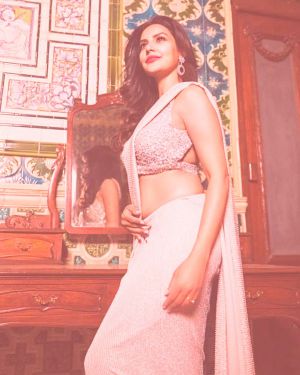 Actress-priya-anand-sleeveless-saree-photos-2021-06-11